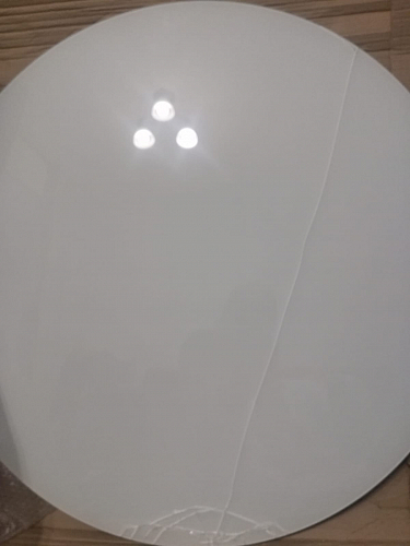 Стеклянный стол DikLine RS90 белый фото покупателя 1